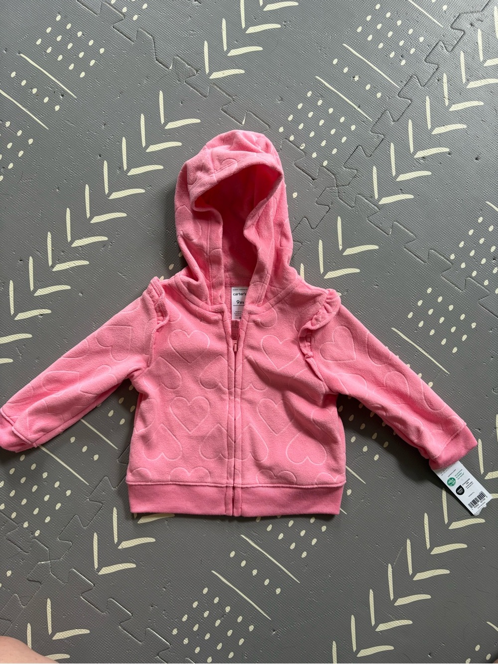 Pink Heart Hoodie Jacket for Baby